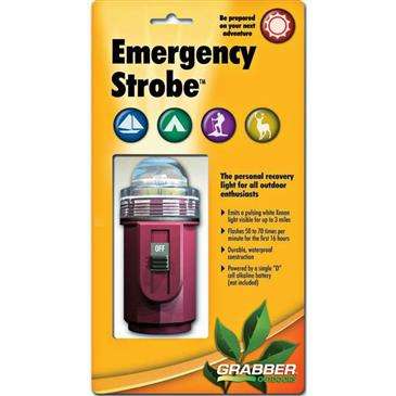 Grabber Emergency Strobe Light - Flashes At The Rate Of 50-60 Times Per Minute
