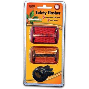 Grabber Safety Flashing Light System - 5 Super Bright LED Lights, 7 Flash Modes