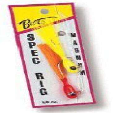 H&H Lure Co. H & H Lure Chartreuse/Orange Magnum Speck Rig 1/8 Ounce - High Quality