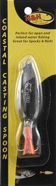 H&H Lure Co. H & H Lure Nickel Cast Spoon .25 Ounce - Perfect For Open & Inland Water Fishing H&H Lure Co. H & H Lure Nickel Cast Spoon .25 Ounce - Perfect For Open & Inland Water Fishing