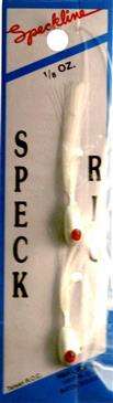 H&H Lure Co. H & H Lure White/White Speck Rig 1/8 Ounce - High Quality/Long Lasting H&H Lure Co. H & H Lure White/White Speck Rig 1/8 Ounce - High Quality/Long Lasting