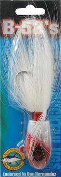 HITIDE High Tide Tackle White Bucktail Jig 6 Ounce - Great For All Types Of Fishing