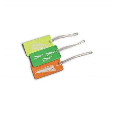 Lewis N. Clark Assorted Colors Neon ID Tag - Tag w/Open Window/Bonded Leather