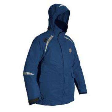 Mustang Survival Mustang Navy/Black Catalyst Coat Medium - Integrated Hood w/Reflective Trim