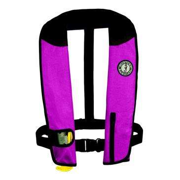 Mustang Survival Mustang Pink/Black/Carbon Deluxe Adult Inflatable Vest - Manual - Universal