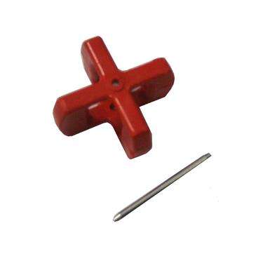 Nexus Red Paddlewheel w/Axle For/TH43 - Marine Instruments/Accessories