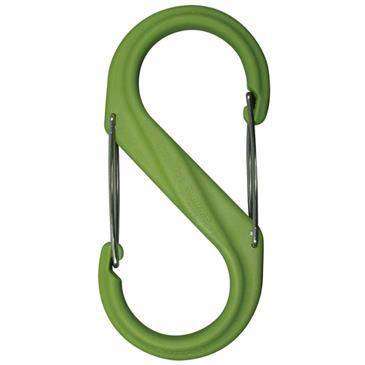 Nite Ize Lime Green S-Biner Plastic Size #6 - Stainless Steel Wire