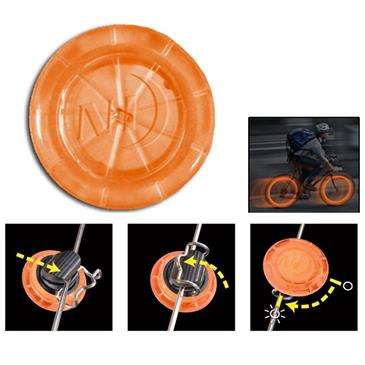 Nite Ize See'em LED Mini Spoke Lights Amber 2 Per Pack - Weather Resistant