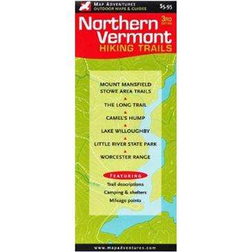 Map Adventures Northern Vermont Hiking Trails - Author: Map Adventures, Hiking, Camping