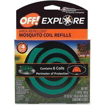 Off! Explore Area Repellent Mosquito Coil Refills 6 PK - Perimeter Of Protection