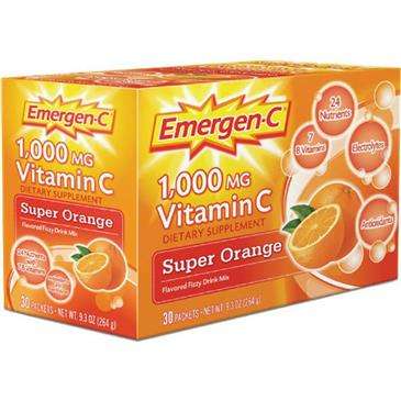 Pfizer Emergen-C Super Orange - Original Formula Features Essential Nutrients
