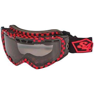 S4 ALRT Red/Black Photo Smoke Goggle - Triple layer NEOFOAM Super Wick Gasket