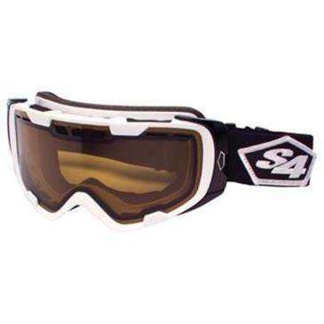 S4 White Amber ALRT Photo Goggle - Optical Armor Anti-Scratch Coating