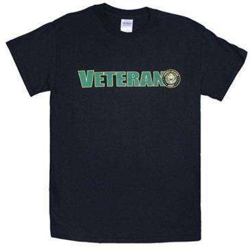 Fox Outdoor Black Veteran Us Army One Sided Imprinted T-Shirt Fox Outdoor Black Veteran Us Army One Sided Imprinted T-Shirt