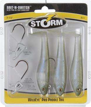 Generic Storm Olive Pearl Wildeye Pro Paddle Tail 3.5'' - Balanced Swimming Bait Generic Storm Olive Pearl Wildeye Pro Paddle Tail 3.5'' - Balanced Swimming Bait