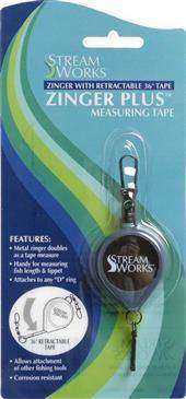 STREAM works Zinger/Measuring Tape - Corrosion Resistant, Attaches To Any D-Ring STREAM works Zinger/Measuring Tape - Corrosion Resistant, Attaches To Any D-Ring