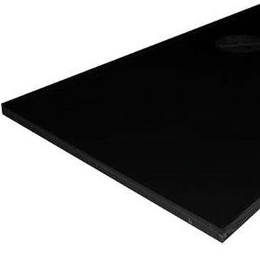 King Starboard Black HDPE Sheet – 1" X 12" X 47.5" – Marine Polymer Board