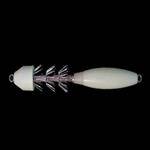 Ahi Usa 7.5" Giant Squid Jig Glow 14 Ounce - Outfitted With 3 Razor Sharp Hooks