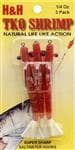 H&H Lure Co. TKO Shrimp .25 Ounce - Rigged & Ready/High Visibility Color