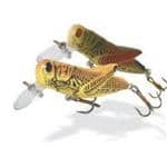 Heddon Black Grasshopper Fishing Lure 3/32 Ounce 1.5'' - Hook/Crankbait