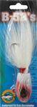 HITIDE High Tide Tackle White Bucktail Jig 6 Ounce - Great For All Types Of Fishing