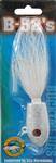 High Tide Tackle White Bucktail Jig 6 Ounce - Great For All Types Of Fishing
