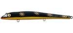 Musky Mania Black Perch Shallow Burt 9''- The Original Plastic Fishing Jerk Bait