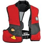 Mustang Survival Red Inflatable Vest PFD w/LIFT Auto Hydrostatic Activation