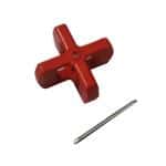 Nexus Red Paddlewheel w/Axle For/TH43 - Marine Instruments/Accessories