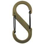 Nite Ize Coyote/Black Gates S-Biner Plastic Size #6 - Stainless Steel Wire