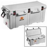 Norcold Pelican White ProGear 250 Quart Elite Marine Cooler - Molded-In Tie Downs