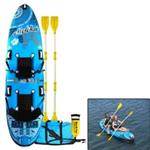 Rave Sports RAVE Molokai Kayak w/Pump, Paddles & Carry Bag - Elastic Bungee Storage Straps