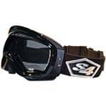 S4 Black/Blackk Smoke Transfer Goggle - Comfortable Fit w/Anti-Leak Protection