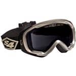S4 Silver/Black Smoke Transfer Goggle - Comfortable Fit w/Anti-Leak Protection