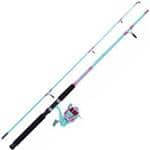 Sea Striker Pink/Green Shur Striker Spin Combo 7' - Graphite Composite Rod