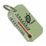 Sun Glow In The Dark Lumazip Thermometer - For Any Outdoors Person/Zipper Pull